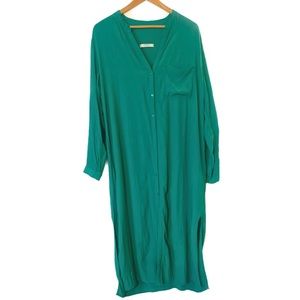 MANGO Midi Shirt Dress Coverup